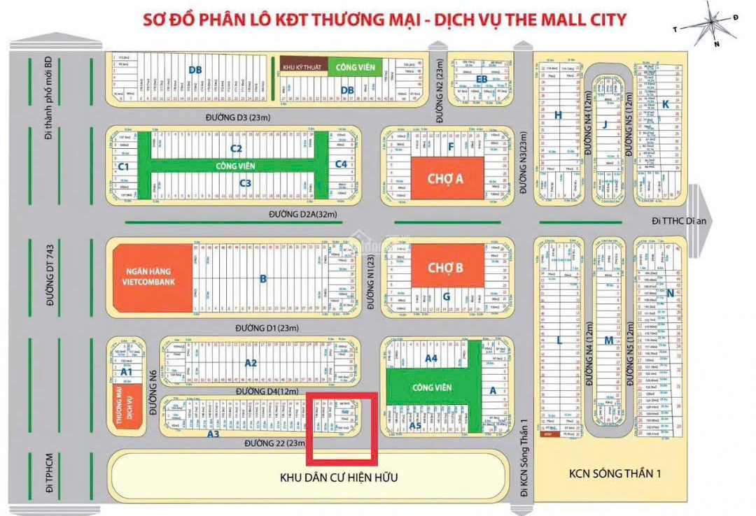 bán đất kdc thành lễ dĩ an
