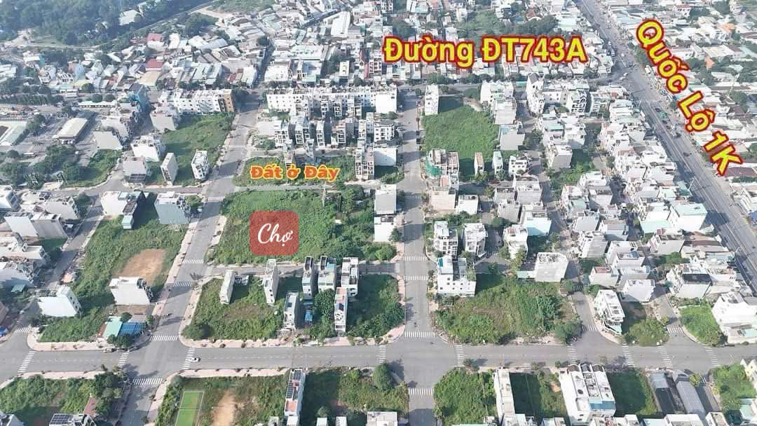 Đất hai mặt tiền dĩ an