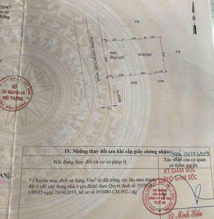 bán đất cao bá quát dĩ an