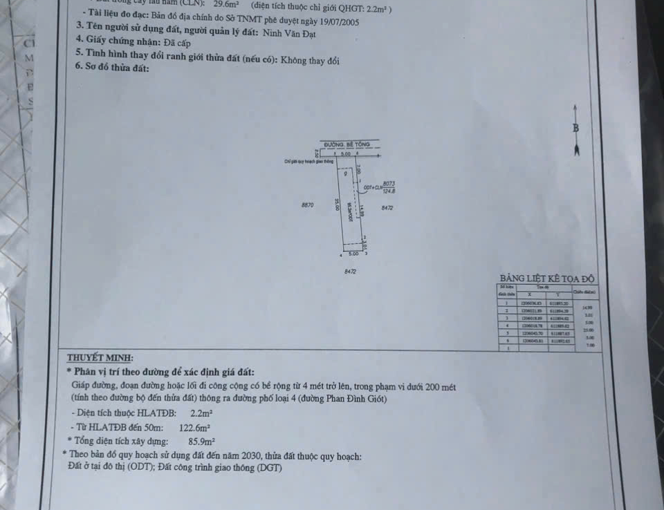 đất phan đình giót dĩ an